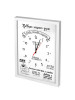 Часы настенные  в белой раме 15