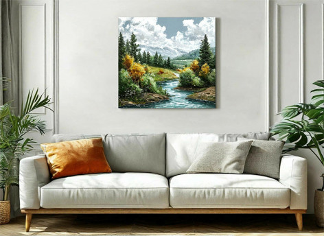 Фото на холсте с подрамником